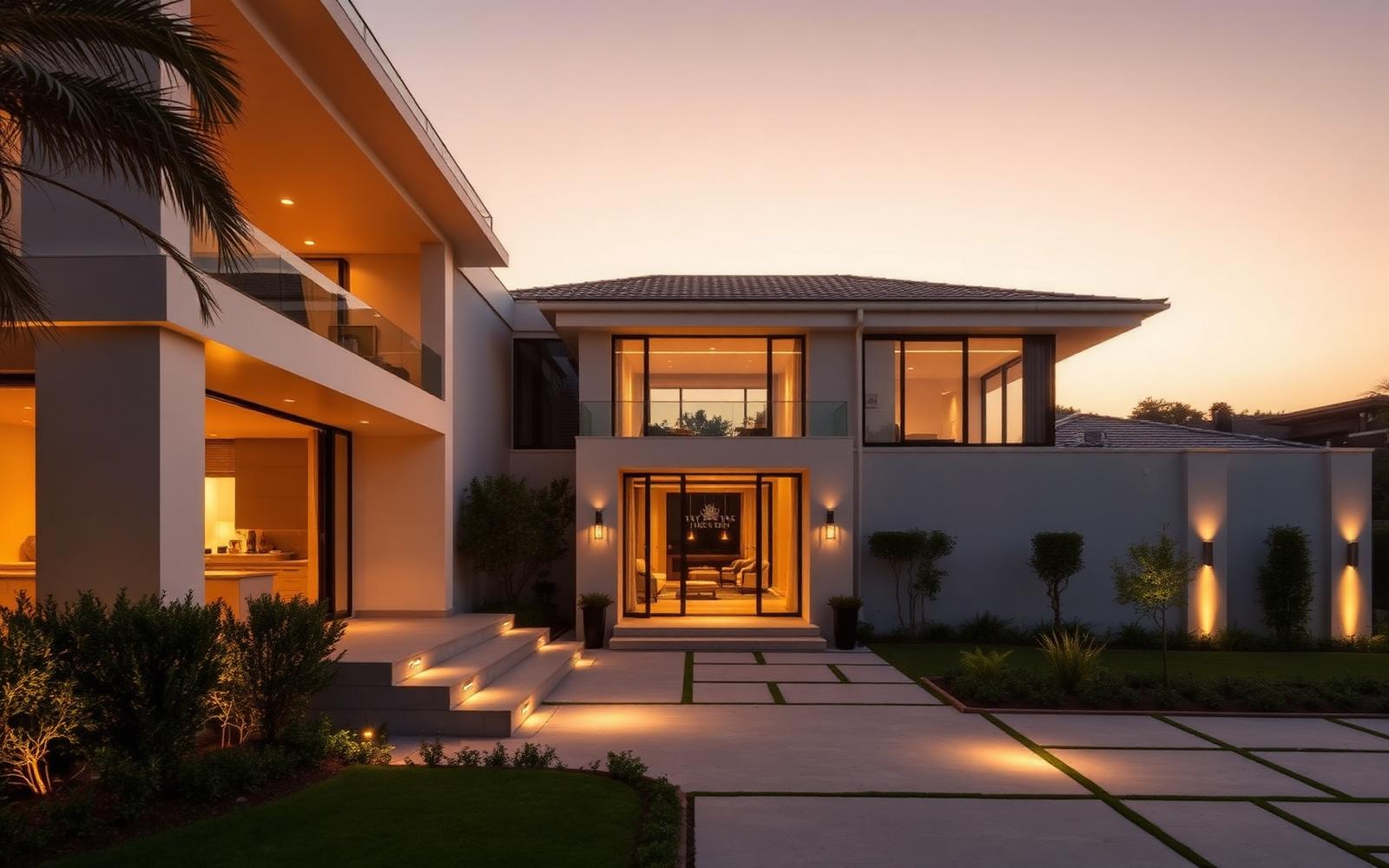 Gated villa architecture